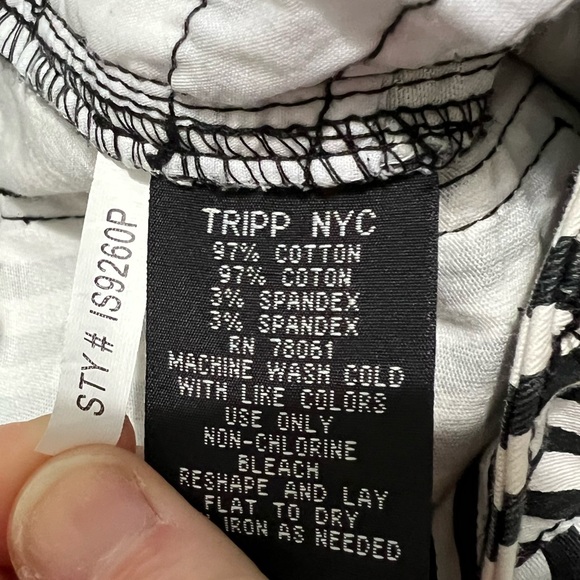 Tripp NYC Daang Goodman Striped High Waisted Skinny Jeans - Picture 9 of 11